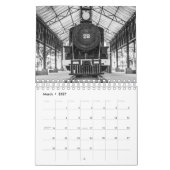 Mural Montez le calendrier de train de rails (Mar 2027)