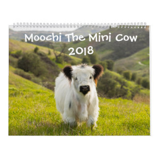 Mural Moochi le mini calendrier de la vache 2018