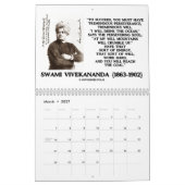 Mural Mots de la sagesse par le calendrier de (Mar 2027)