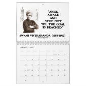 Mural Mots de la sagesse par le calendrier de (Jan 2027)