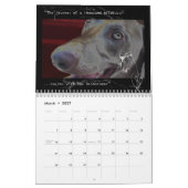 Mural Nation de Weimaraner : Calendrier de citation (Mar 2027)