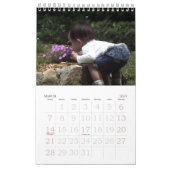 Mural Notre calendrier de famille (Mar 2027)
