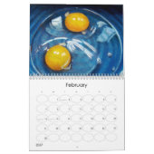 MURAL NOURRITURE : ILLUSTRATION : CALENDRIER 2011 (Feb 2027)