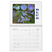 Mural Nuances de la nature Collage floral Calendrier des (Jan 2026)