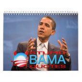 Mural Obama stupide cite le calendrier (Protection)