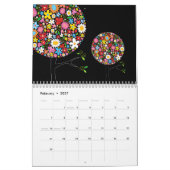 Mural Oh lunatique ! Calendrier fait sur commande 2012 (Feb 2027)