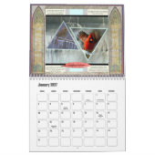 Mural Oiseaux et calendrier (moyen) de l'eau (Jan 2027)