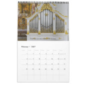 Mural Organes grands et petite verticale de calendrier (Feb 2027)