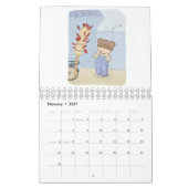 Mural Ours dans le calendrier du casquette 2016 (Feb 2027)