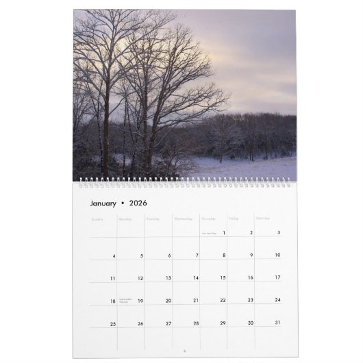 Mural Paix 2012 de calendrier sauvage de choses (Jan 2026)