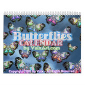 Mural Papillon Flutterby dans le calendrier de Valxart (Protection)