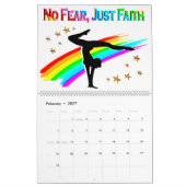 MURAL PAS DE CRAINTE, JUSTE LE CALENDRIER GYMNASTIQUE DE (Feb 2027)