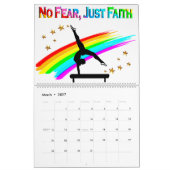 MURAL PAS DE CRAINTE, JUSTE LE CALENDRIER GYMNASTIQUE DE (Mar 2027)