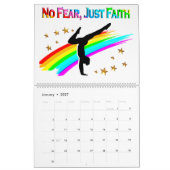 MURAL PAS DE CRAINTE, JUSTE LE CALENDRIER GYMNASTIQUE DE (Jan 2027)