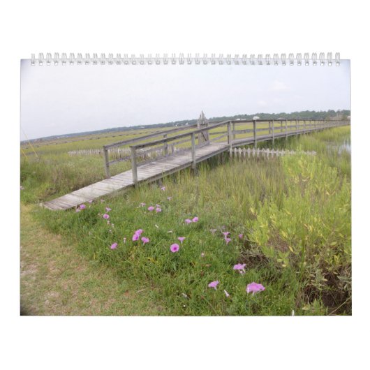 Mural Pawleys Island Grand Mur Calendrier Conception 3 (Protection)