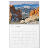 Mural Paysages du calendrier 2013 occidental (Feb 2027)