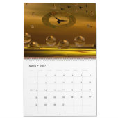 Mural Paysages Fantastiques de Calendrier (Mar 2027)