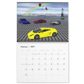 Mural Paysages Fantastiques de Calendrier (Feb 2027)