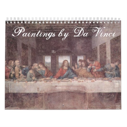 Mural Peintures par le calendrier de Leonardo da Vinci (Protection)