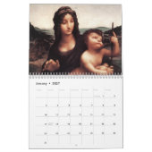 Mural Peintures par le calendrier de Leonardo da Vinci (Jan 2027)