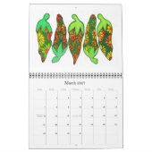 Mural Peppers Hot Chili ! Calendrier (Mar 2027)