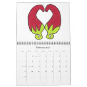 Mural Peppers Hot Chili ! Calendrier (Feb 2027)