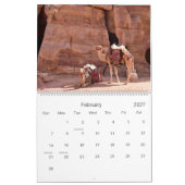 Mural PETRA 2015 de calendrier (Feb 2027)