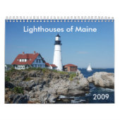 Mural Phares de calendrier du Maine 2009 (Protection)