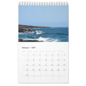 Mural Photos du calendrier d'océan (Feb 2027)