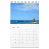 Mural Photos du calendrier d'océan (Mar 2027)