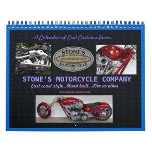 Mural Pierres Custom Motorcycle Calendrier 2012