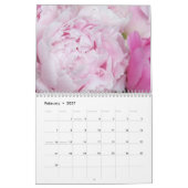 Mural Pivoines 2014 fleurs de calendrier (Feb 2027)