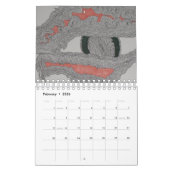 Mural PMJArts 2016 calendrier de 12 mois (Feb 2026)