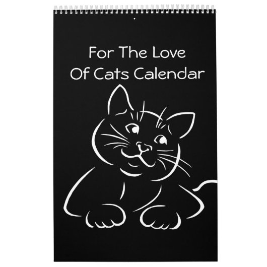 Mural Pour L'Amour Des Chats Calendrier (Protection)