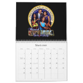 Mural Premier calendrier de la famille 2009 d'Obama (Mar 2026)