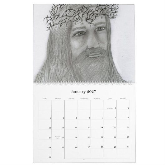 Mural Promenade avec moi un calendrier 2011 (Jan 2027)