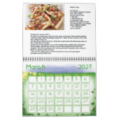 Mural Recettes italiennes Calendrier (Mar 2027)