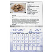 Mural Recettes italiennes Calendrier (Feb 2027)