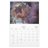 Mural Receveur rêveur - calendrier des animaux 2011 (Mar 2026)