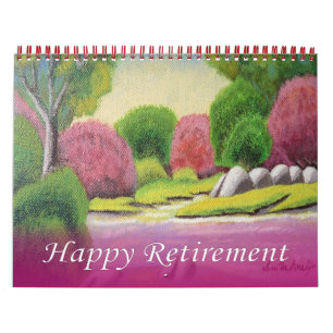 Mural Retraite 2016 Calendrier Cherry Green Garden Art