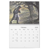 Mural Rétro calendrier 2012 d'enfants (Feb 2026)