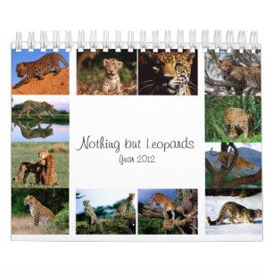 Mural Rien mais léopards - calendrier 2012