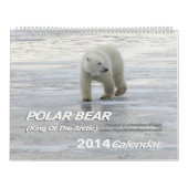 Mural Roi d'OURS BLANC du calendrier arctique 2014 2-Pg. (Protection)