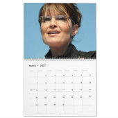 Mural Sarah Palin - calendrier perpétuel (Mar 2027)