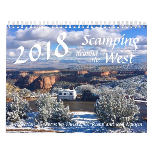 Mural Scamping 2018 autour du calendrier occidental (Protection)