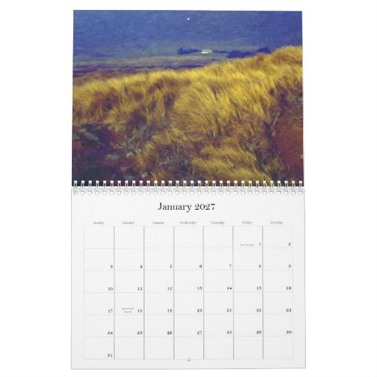 Mural Scenics - calendrier de peintures de scènes de (Jan 2027)