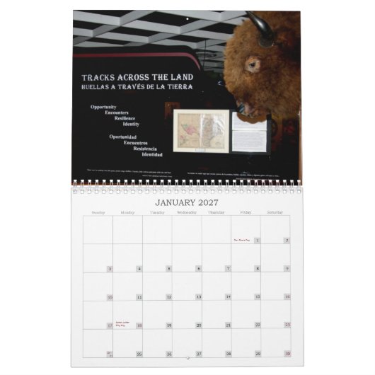 MURAL SCM - COUVERTURE DE BUFFLE - CALENDRIER (Jan 2027)