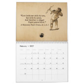 Mural Shakespeare cite le calendrier annuel (Feb 2027)