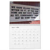 Mural Signes partout, Calendrier (Mar 2026)