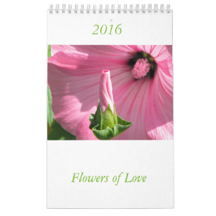 Mural Simbols de calendrier de fleur d'amour
